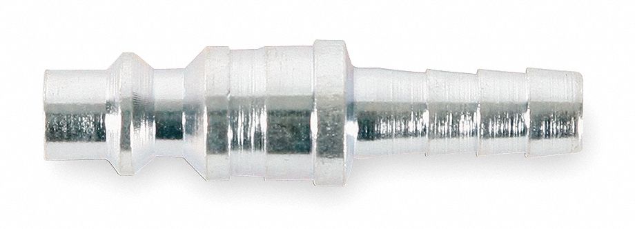 Coupler Plug, 3/8 Barb, 1/4 Body, 300 PSI