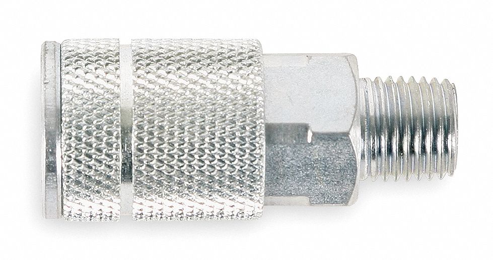 Coupler, 3/8 MNPT, 3/8 Body, Sleeve