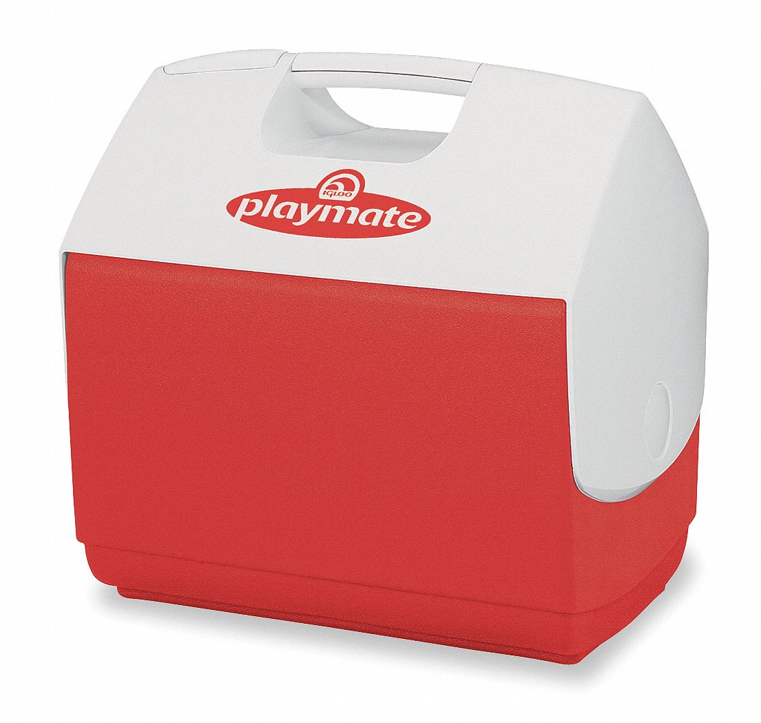 Beverage Cooler, 7 qt., Red