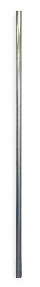 Line Post, Steel, Galv, 16 Ga, 1 5/8 x 72 In