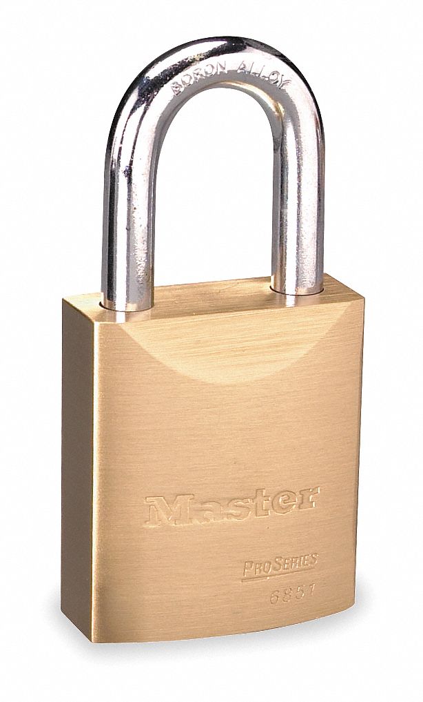 Padlock, Interchangable Core, Brass
