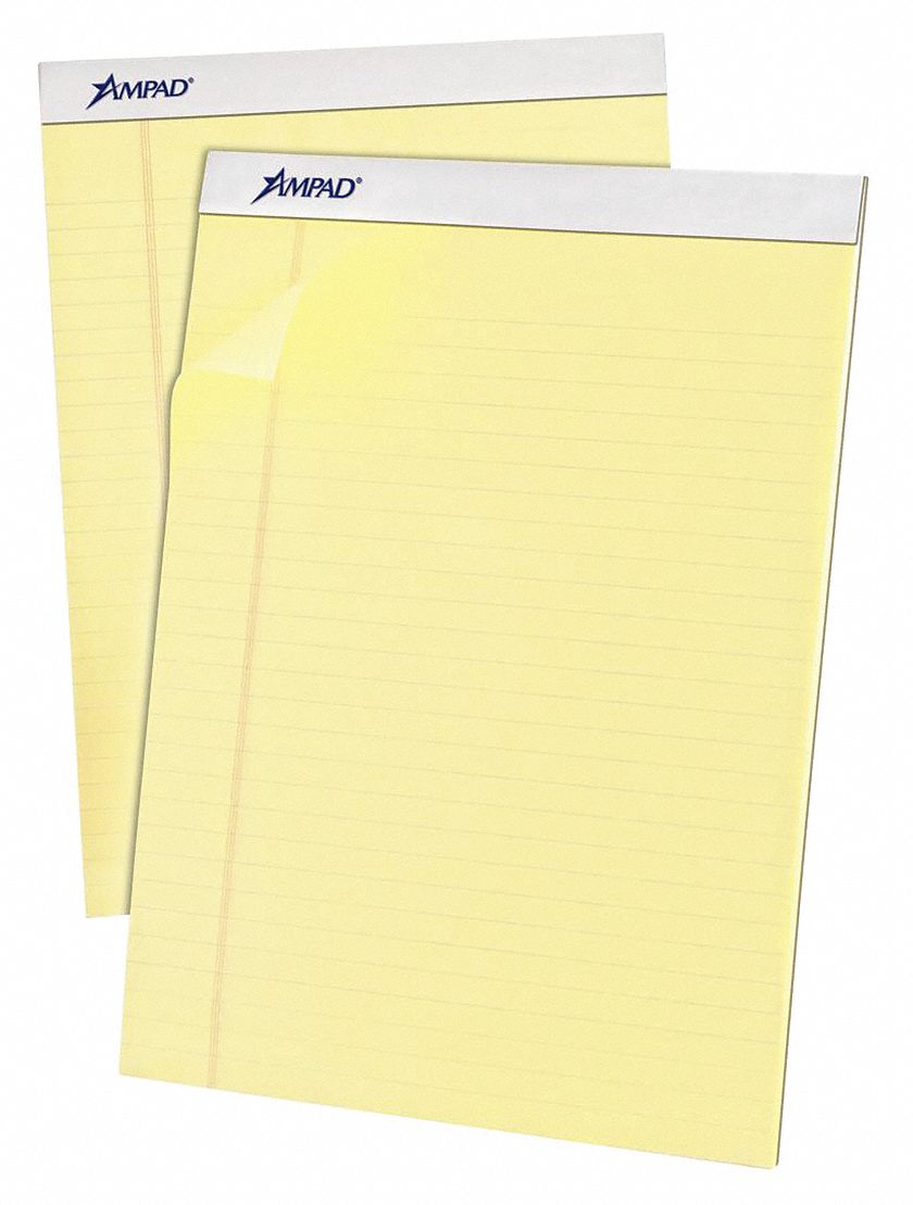 Writing Pad, 8 1/2, Perf, Can, PK12