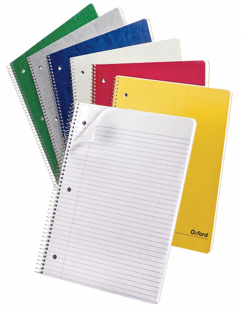 Notebook, 11x8 7/8, White, PK6