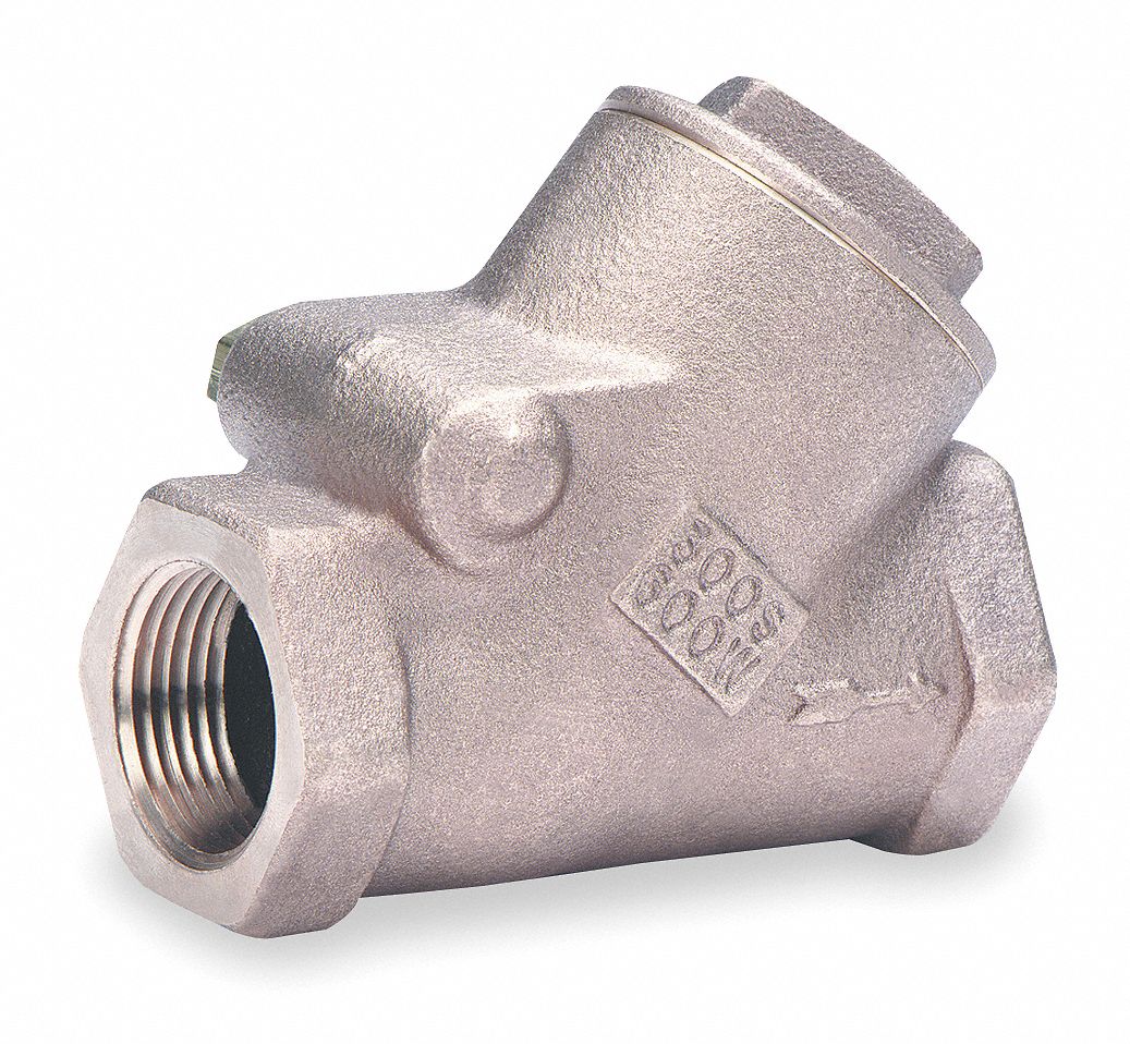 Swing Check Valve, 1 In, FNPT, Bronze