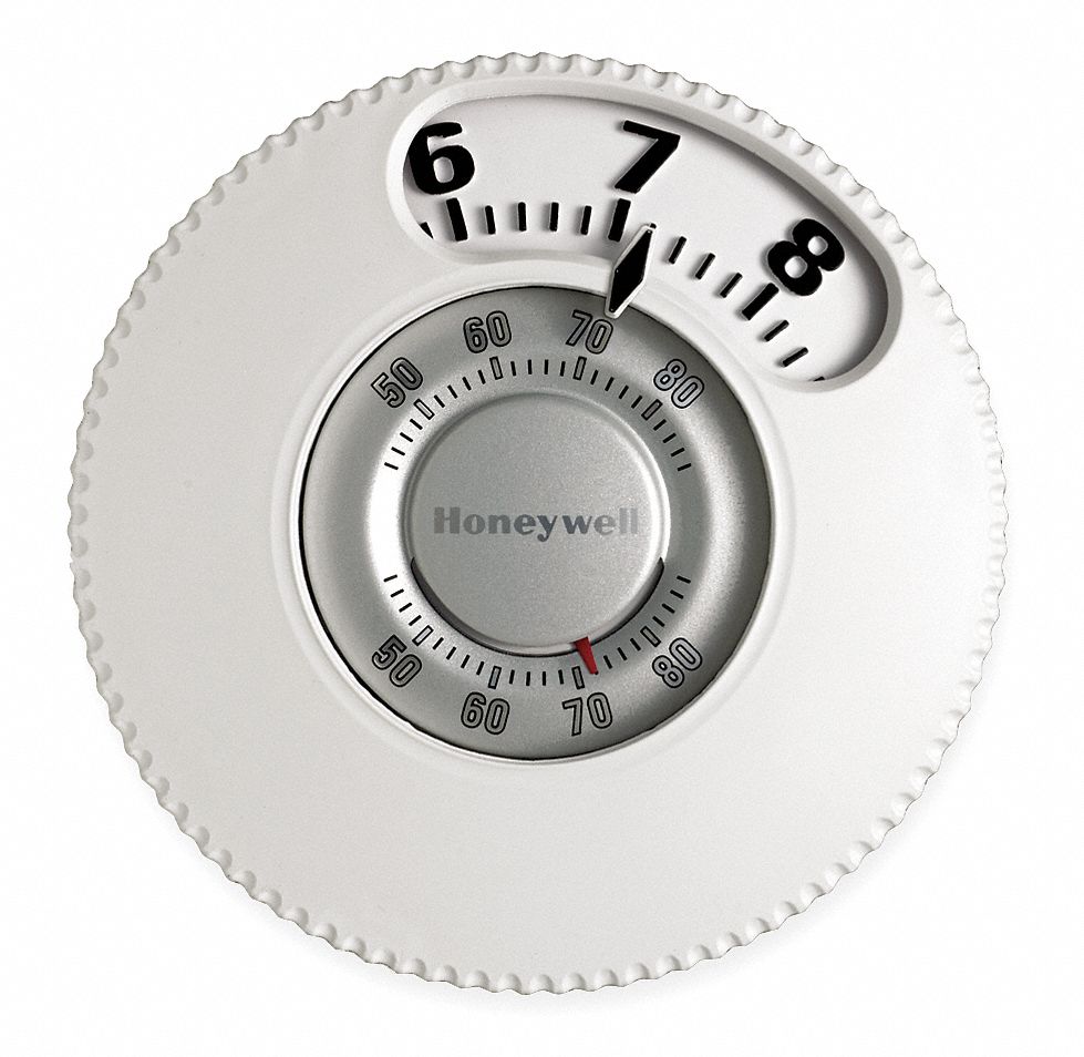 Low V Thermostat, 1H, 1C, Hg Free, Round