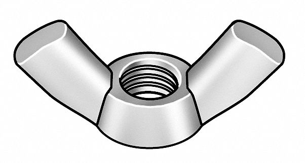 Wing Nut, 1/2-13, Pk 50
