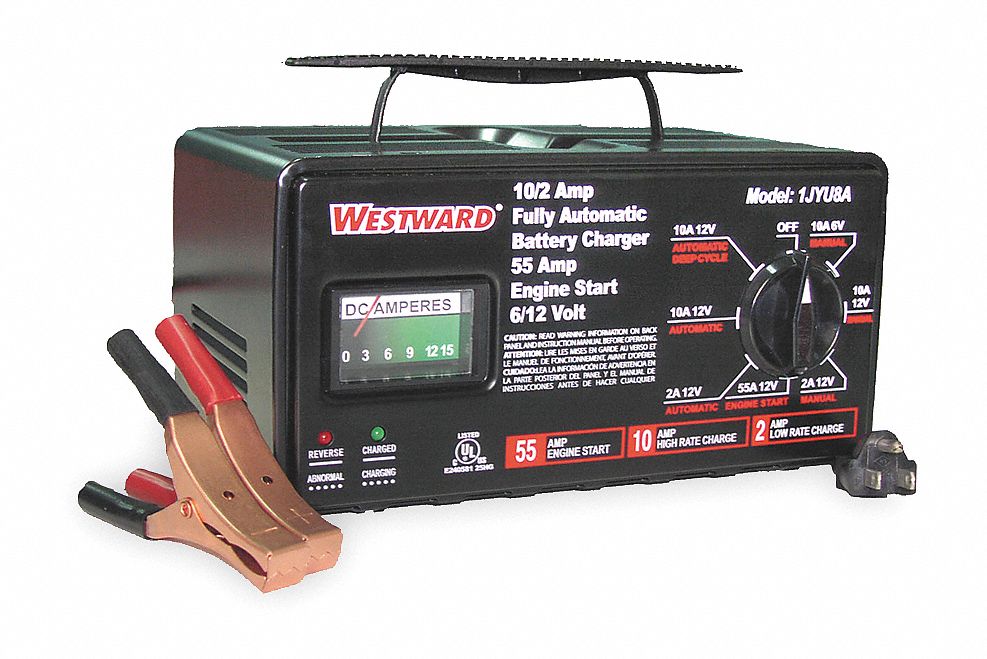 Battery Charger, 6/12V (A), 55 A Start