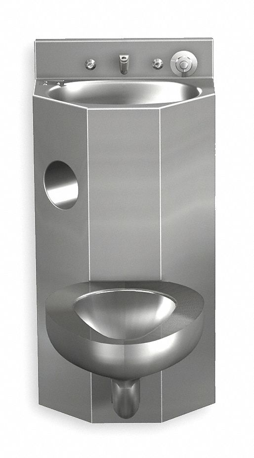 Combination Toilet With Lavatory