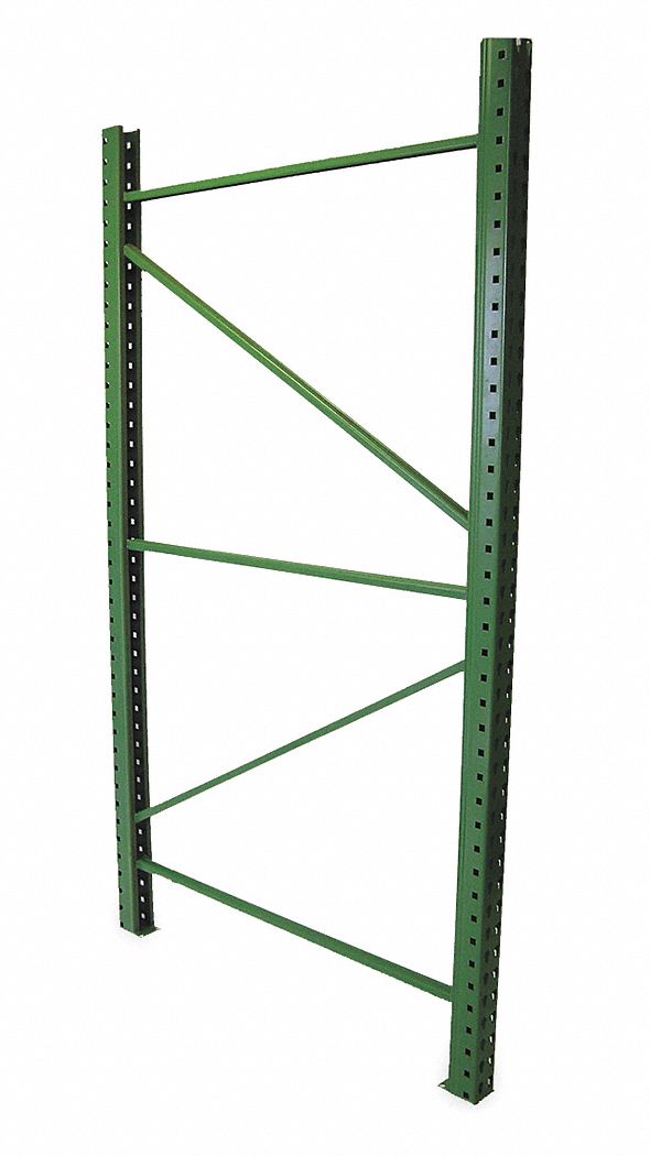 Welded Upright Frame, 42 D x 192 H, Green