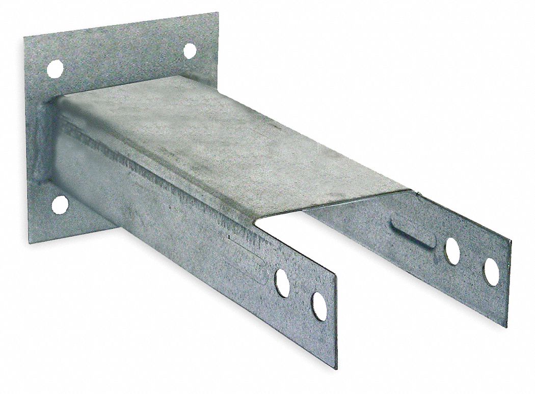 Pallet Rack Wall Spacer, 6Lx3-1/4Wx1-5/8H
