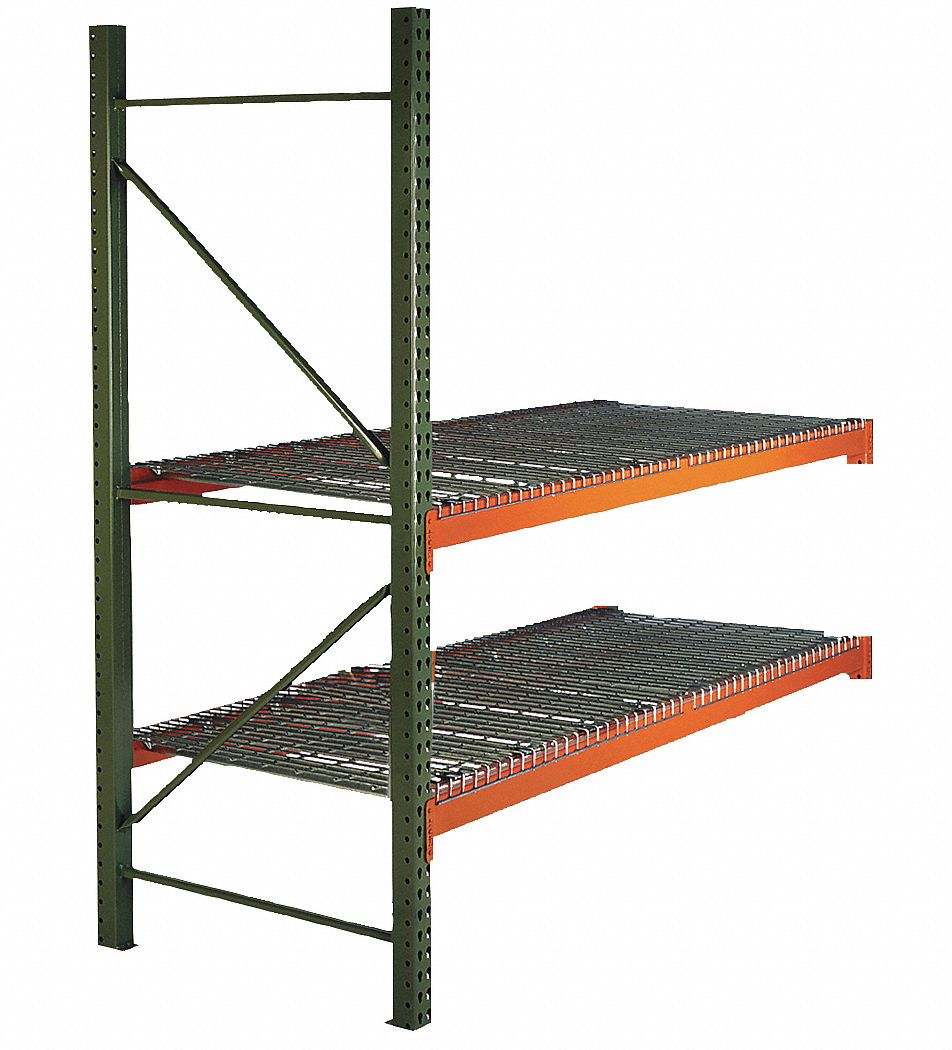 Pallet Rack, Add-On Unit, D36, H 96, L120