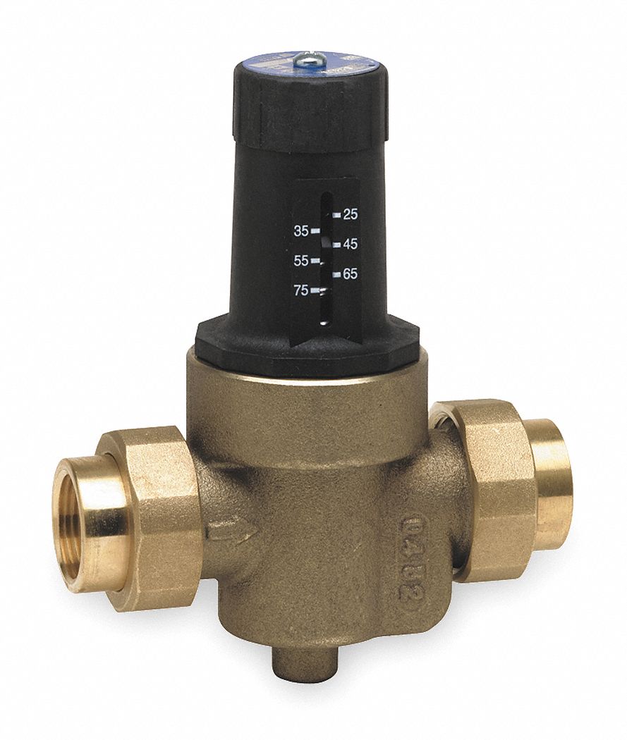 Water Pressure Reducing Valve, 1/2 In.