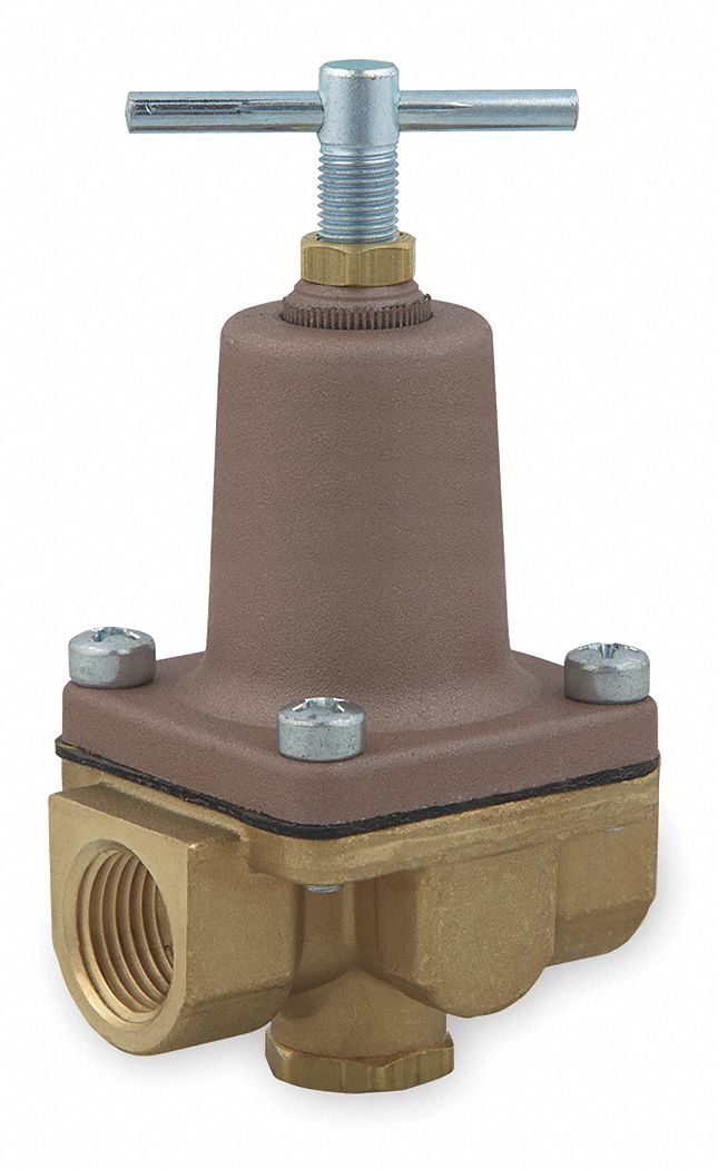 Pressure Regulator, 1/2 In, 3 To 50 PSI