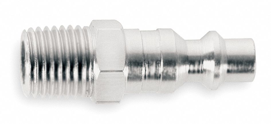 Coupler Plug, 3/8 MNPT, 1/4 Body, 400 PSI
