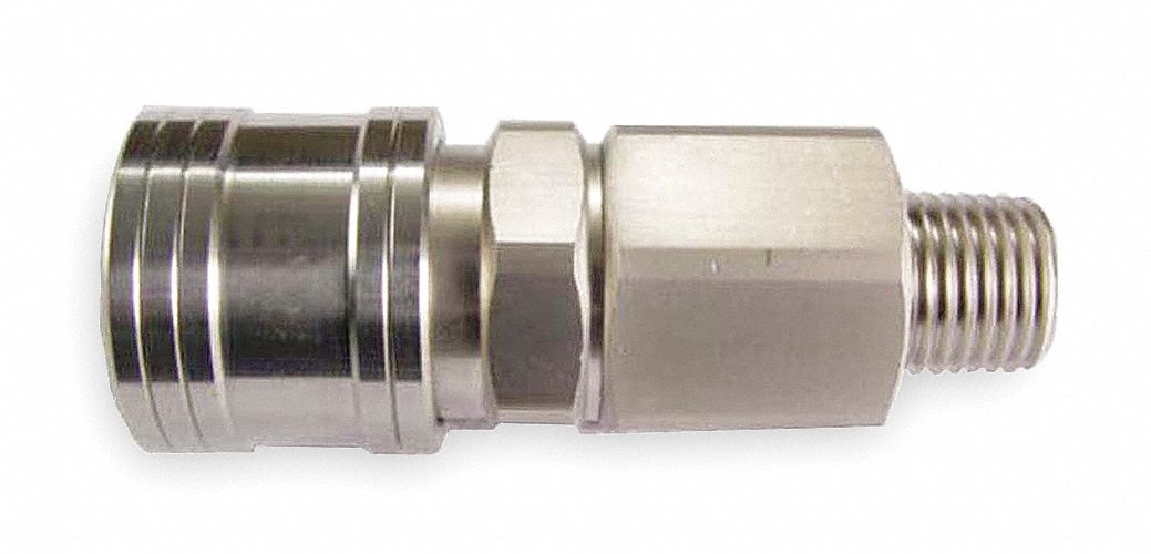 Quick Coupler, 1/4 MNPT, 1/4 Body, 400 PSI
