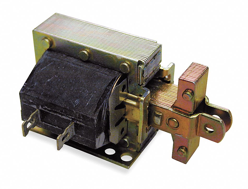 Solenoid, Laminated, Coil Volts, 120 AC