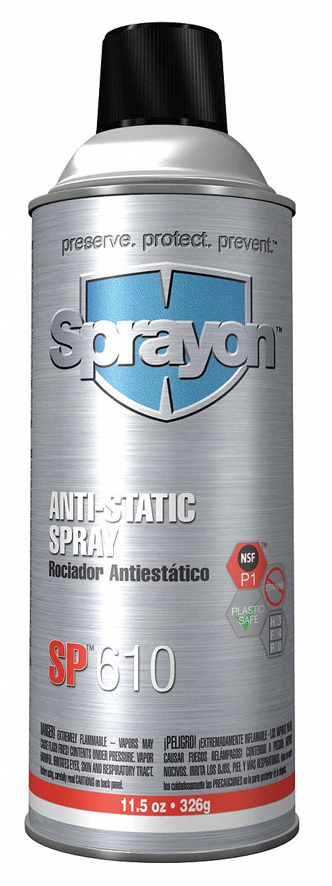 Anti Static Spray, 11.5 oz, Net 11.25 oz