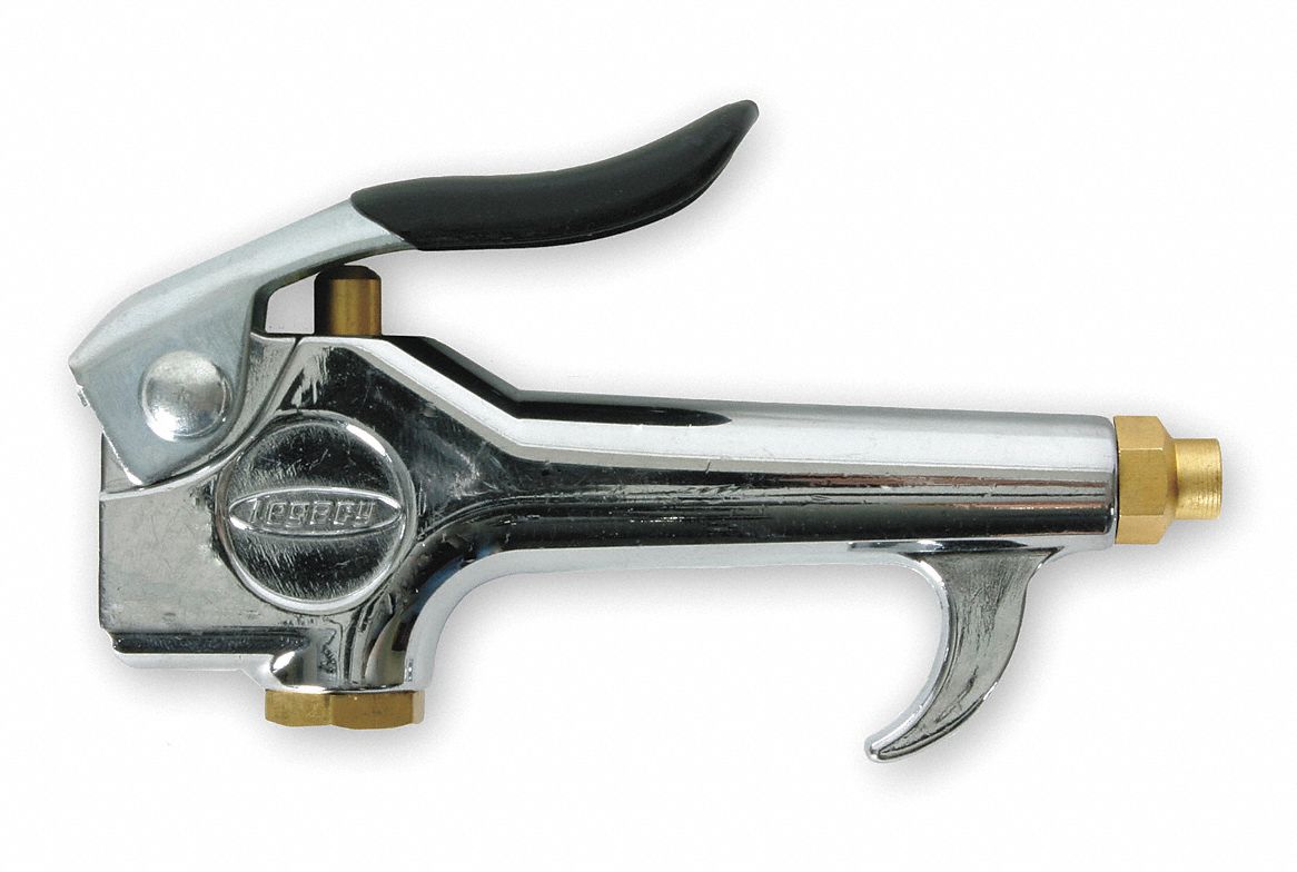 Air Gun, Chrome, 4-1/4 In. L, 150 psi