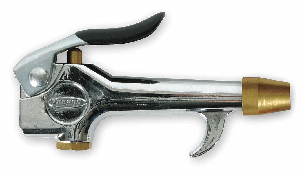 Air Gun, Chrome, 150 psi, 4-1/2 In. L