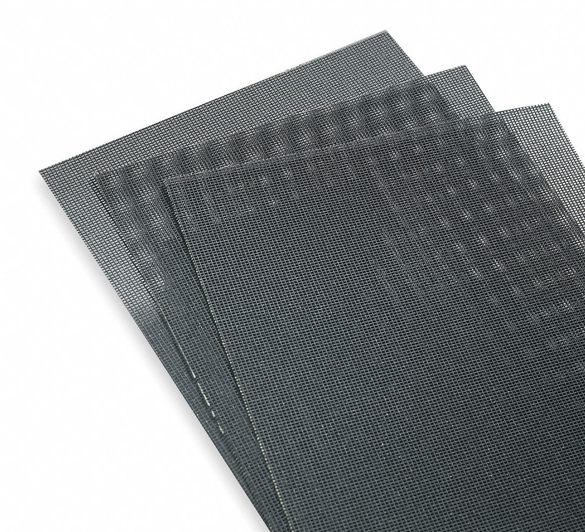 Sanding Sheet, 11x9 In, P180 G, SC, PK25