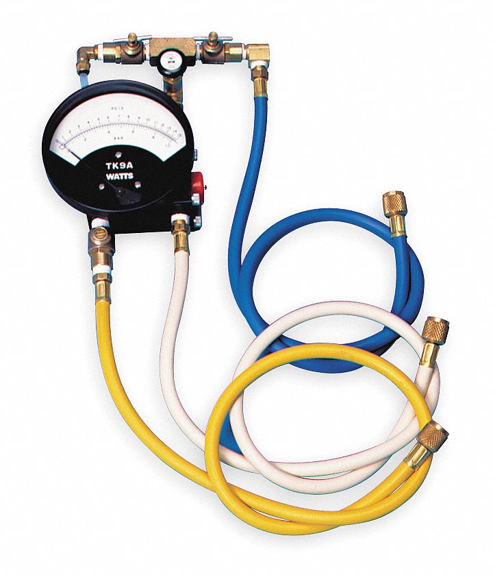 Backflow Preventer Test Kit, 3 Valves