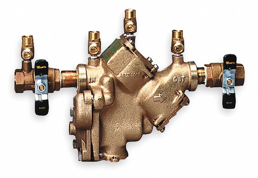 Backflow Preventer, 3/4 In, Bronze