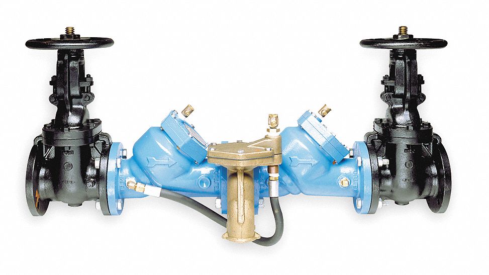 Backflow Preventer, 4 In, Cast Iron