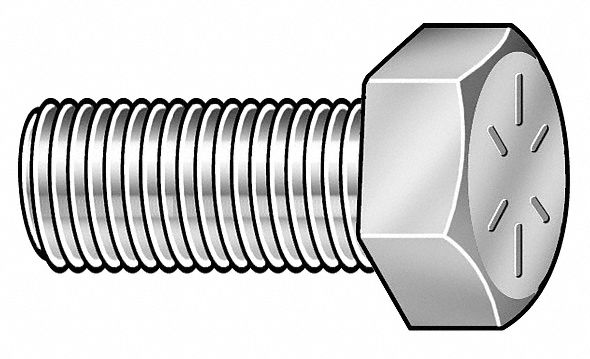 Hex Cap Screw, 5/16-18x3/4 In, Pk 50