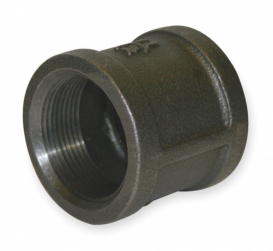 Coupling, Black Malleable Iron, 2 In