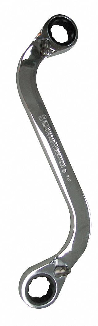 Ratcheting Obstruction Wrench, 19x22mm, S