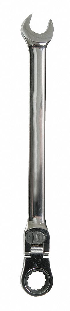 Ratcheting Combo Wrench, 11/16in, Flexible