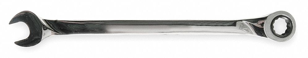 Ratcheting Combo Wrench, 8mm, Extra Long