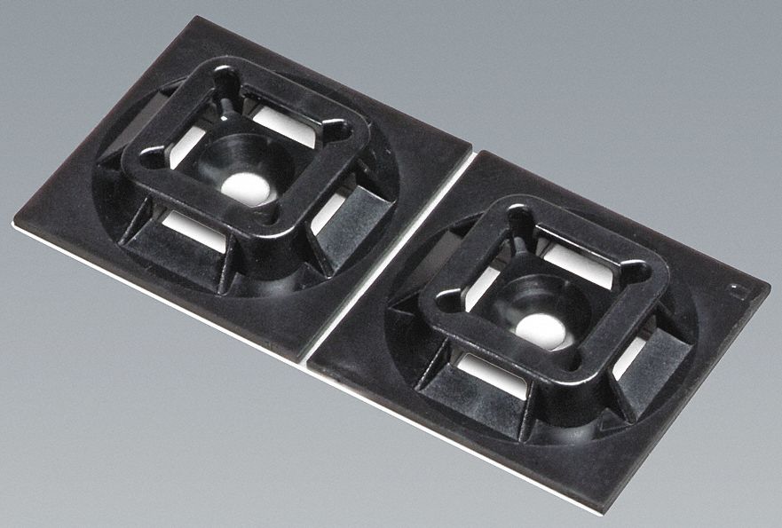 Cable Mount, Adhesive Backed, PK 100