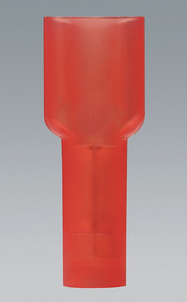 Female Disconnect, Red, 22 to 18 AWG, PK10
