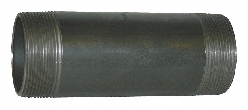 Pipe, Steel, 150 Steam PSI, 2 1/2 x 18 In