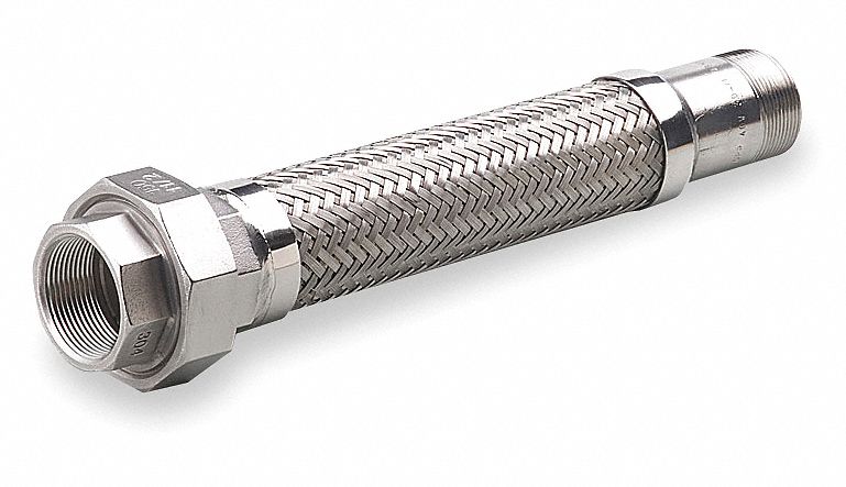 Flexible Metal Hose, Dia 1 1/2 In