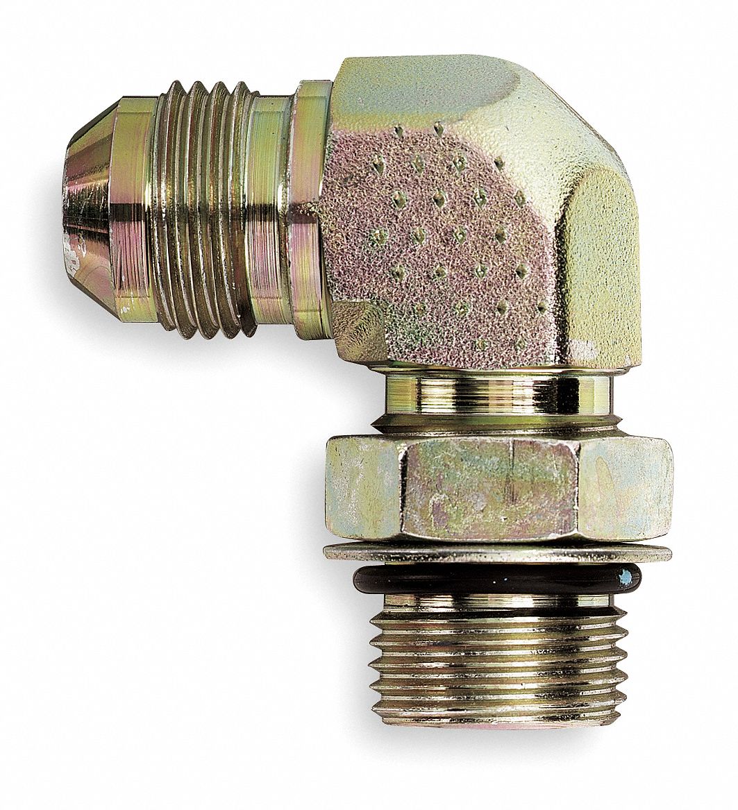Male Connector, 90 Deg, 5/8 In Tube Sz, SS
