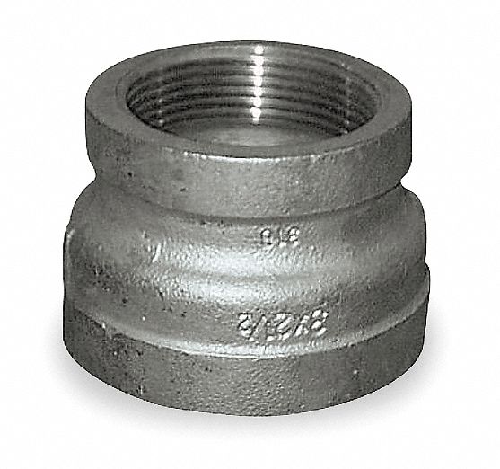 Reducing Coupling, 1/2 x 1/8 In, 316 SS