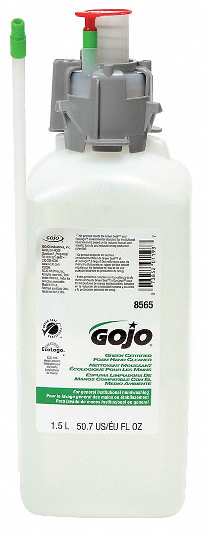 Foam Soap Refill, Size 1500mL, Yellow, PK 2