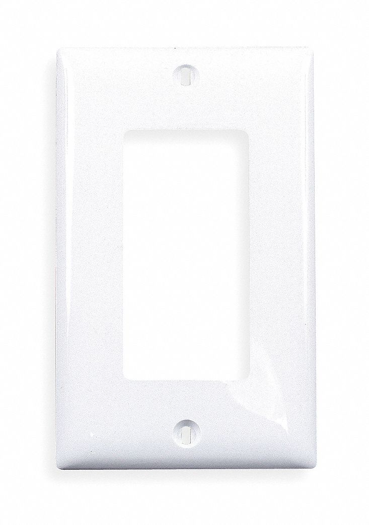 Wall Plate, GFCI, 1Gang, White