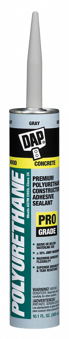 Poly Concrete Sealant, 10.1 Oz, Gray