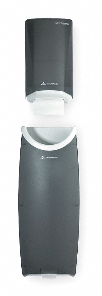 Dispenser & Receptacle, Plastic, Smoke