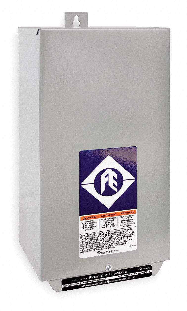 Control Box, 7 1/2HP, 230V, 1Phase