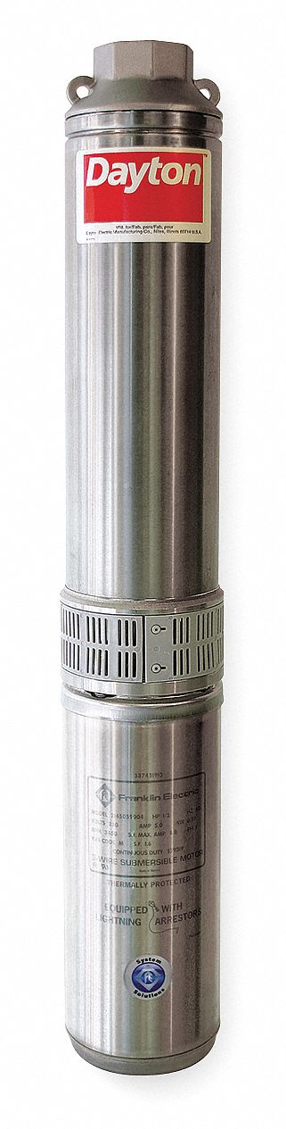 Pump, Deep Well, 3 Wire, 10GPM, 1 1/2HP, 230V
