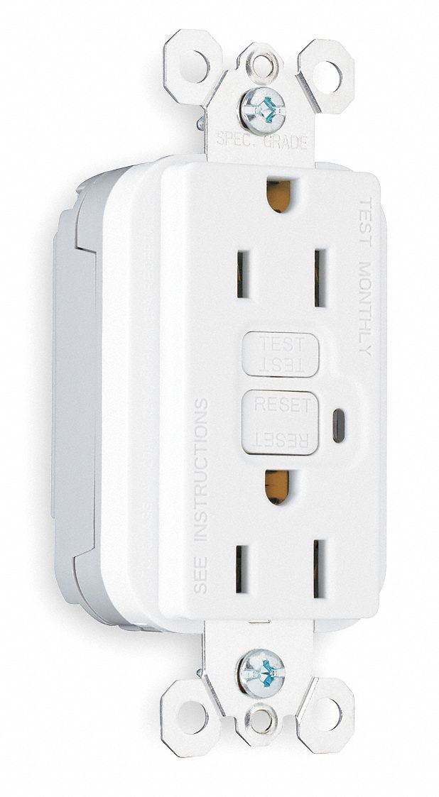 Recptacle, Spec Grade, 15A, White