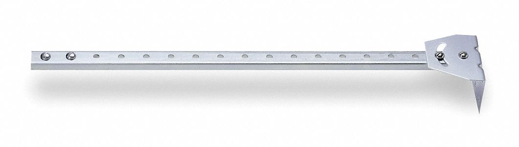 Mirror Mtg Bracket, 14 In, Wall/Ceiling