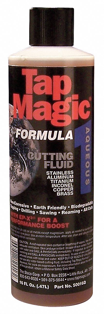 Cutting Fluid, Tap Magic Aqueous, 16 Oz