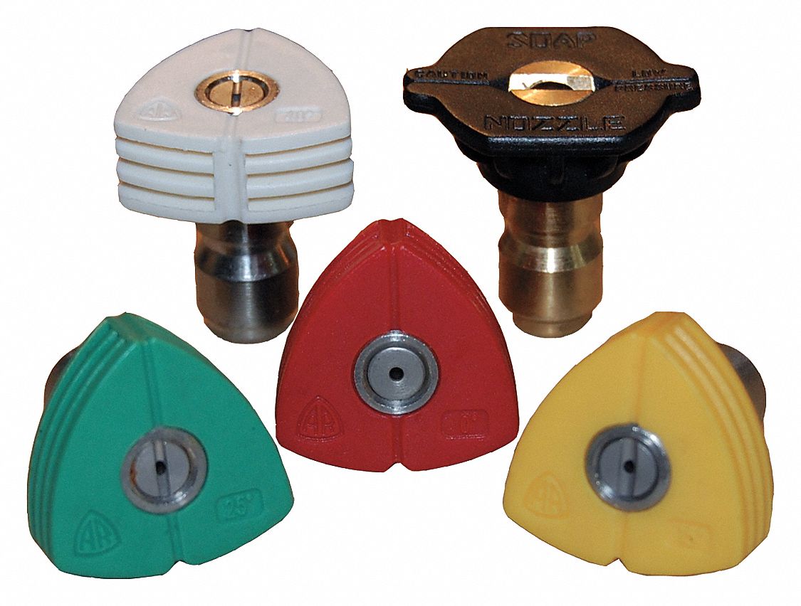 Quick Connect Nozzle, Male, Size 8.0, Pk 5