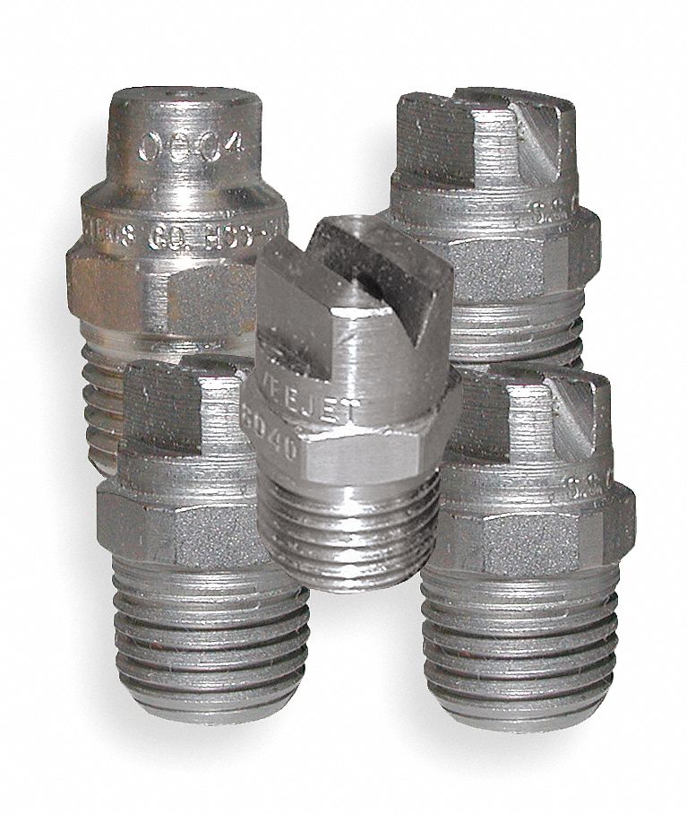 Spray Nozzle, Male, Size 4.0, Pk 5