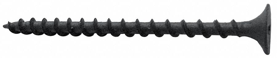 Drywall Screw, #6, 1 5/8 In, Pk 100